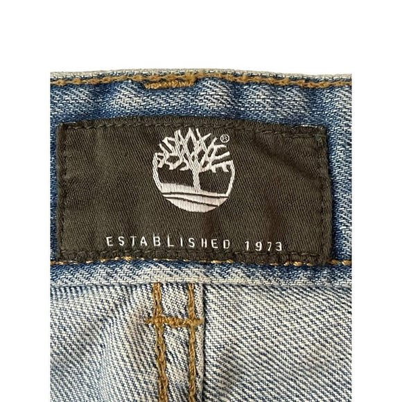 Timberland Men’s‎ Blue Jeans 100% Cotton Straight Leg 34Wx32L - Picture 4 of 6